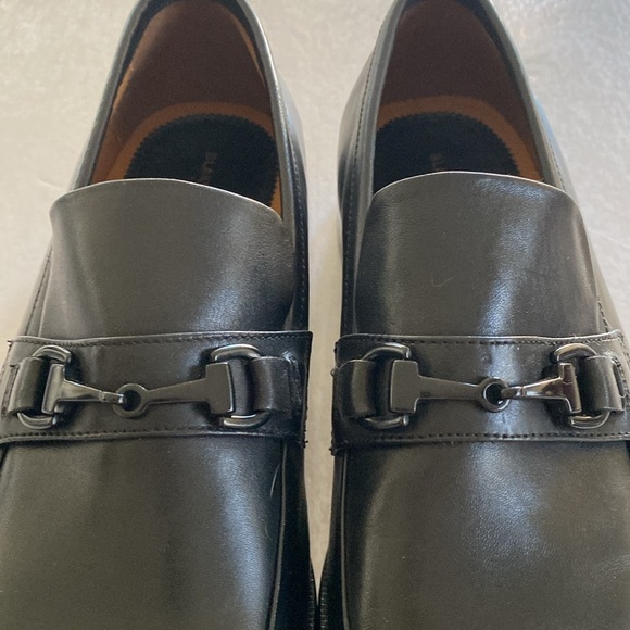 BLAKE MCKAY Men\'s Black Leather Loafers Size 10 main image 9